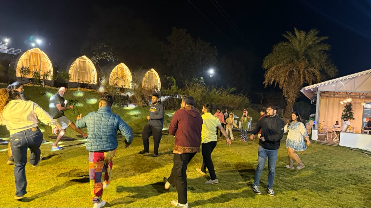 Night camping at Lemon Leaf Resort